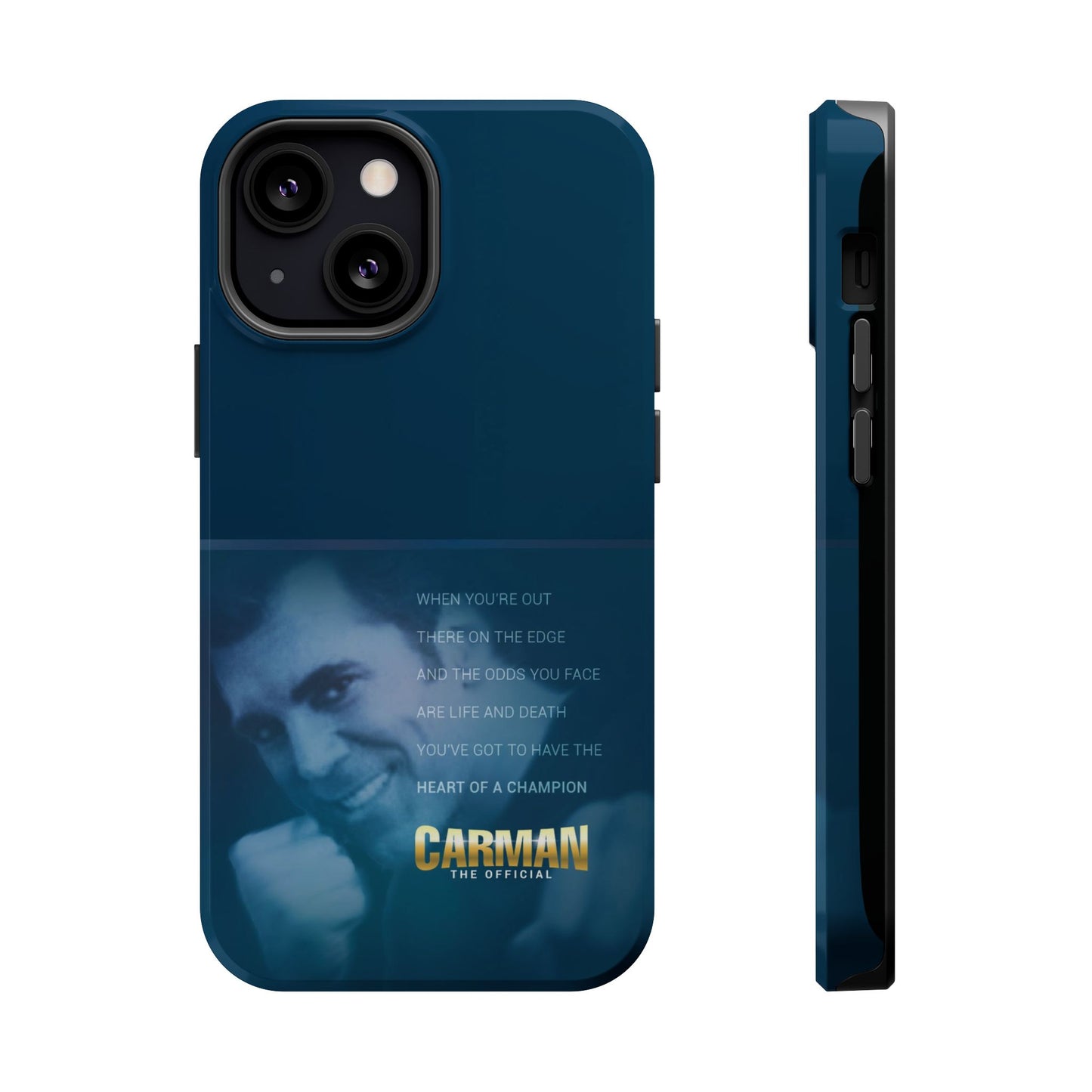Magnetic Impact-Resistant Phone Case - Heart of a Champion Theme