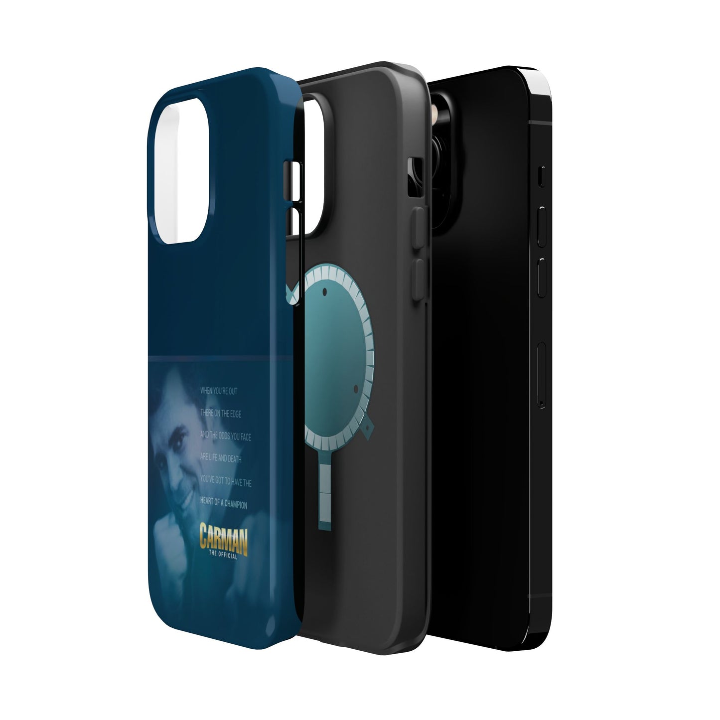 Magnetic Impact-Resistant Phone Case - Heart of a Champion Theme