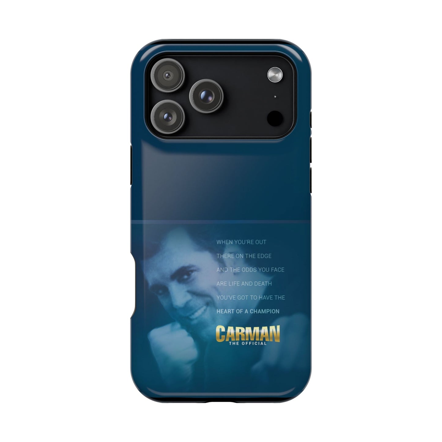 Impact-Resistant Phone Case - Heart of a Champion Theme