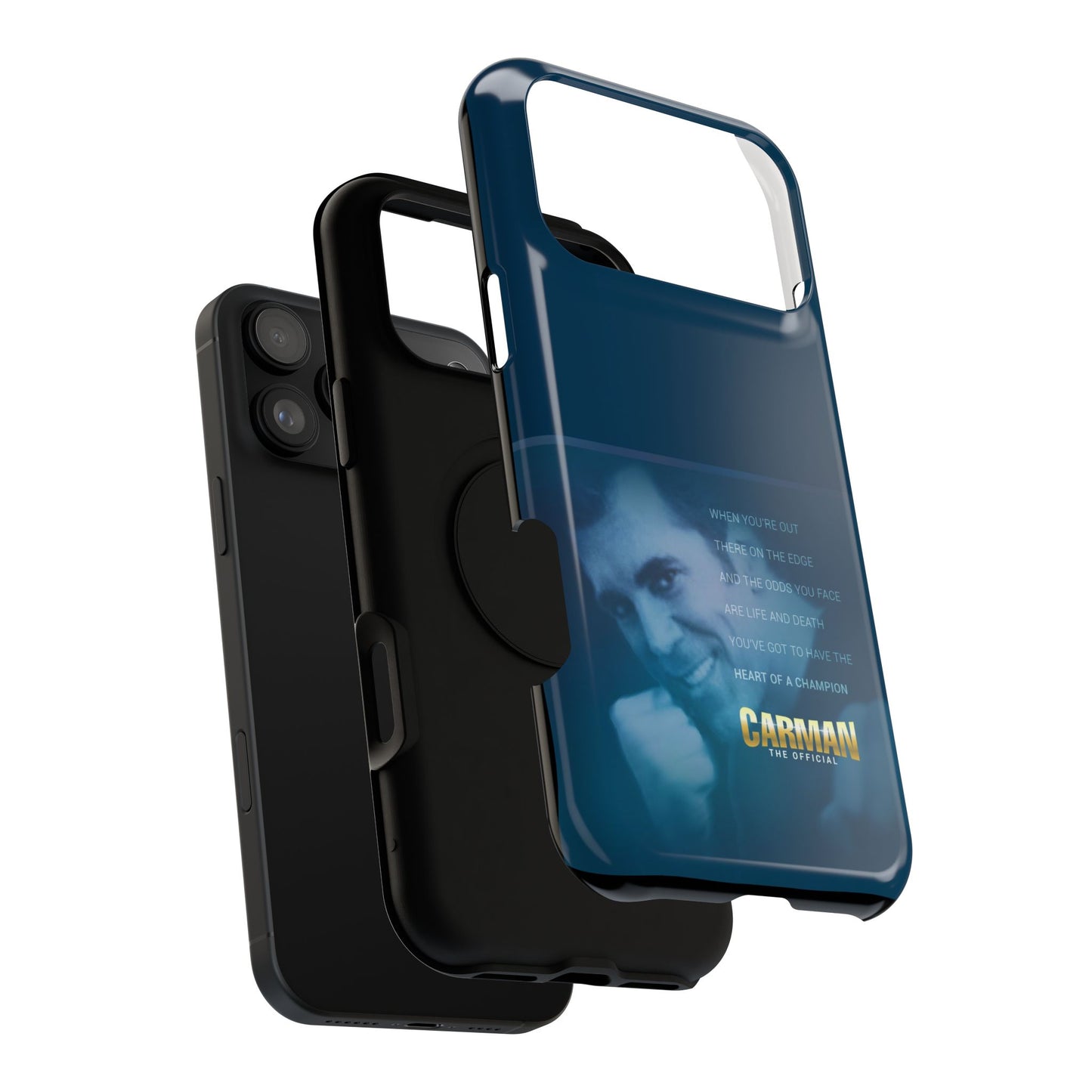 Impact-Resistant Phone Case - Heart of a Champion Theme