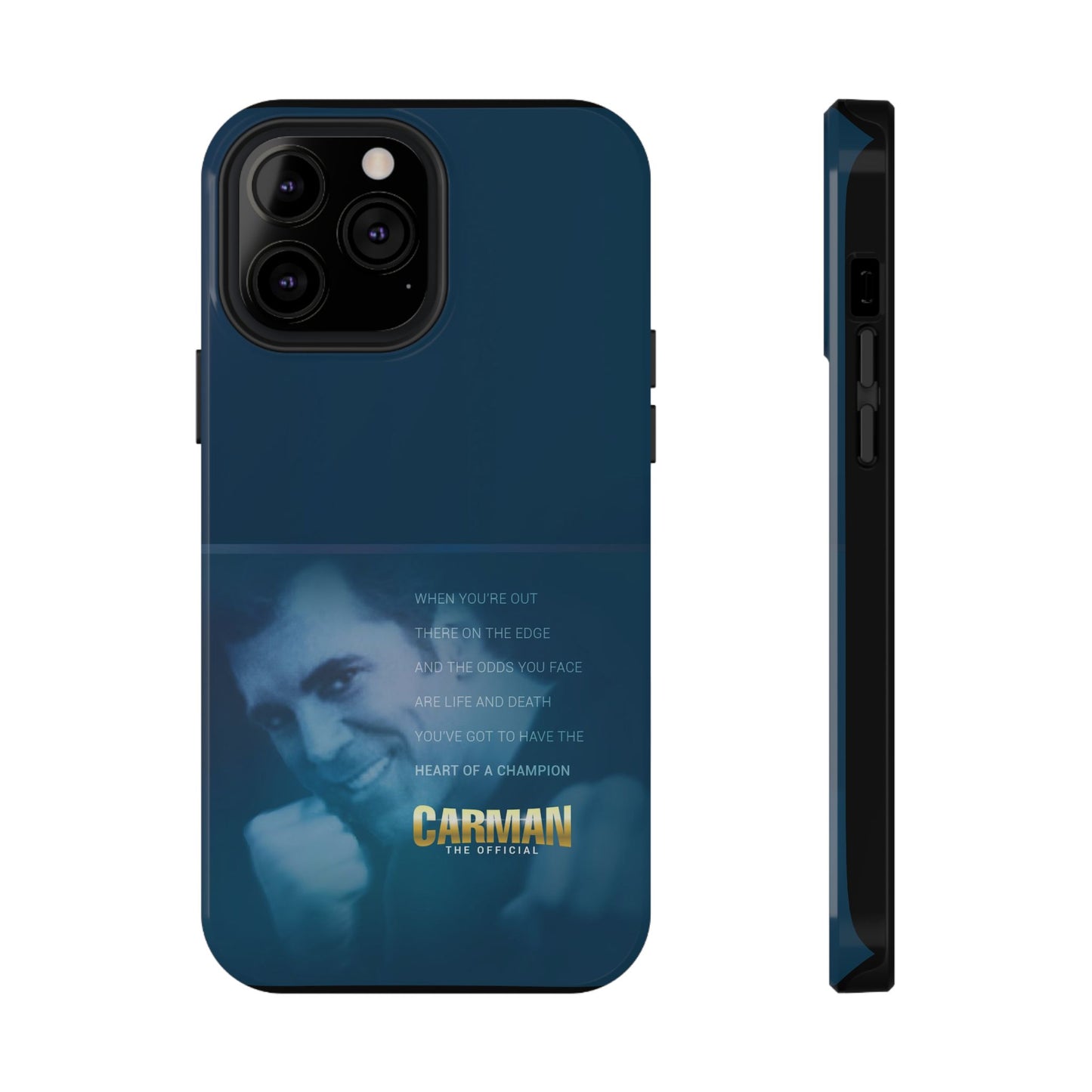 Impact-Resistant Phone Case - Heart of a Champion Theme