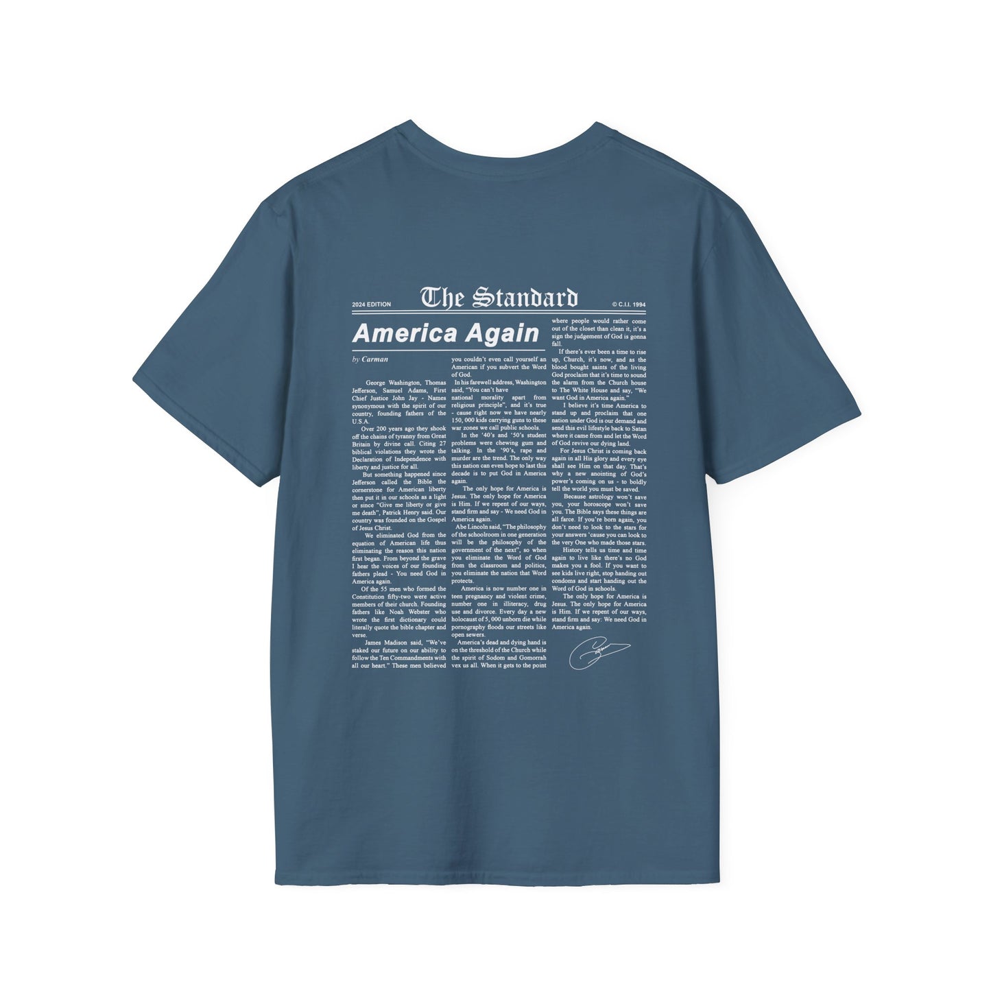 "America Again" (Edition 2024) | 30th Anniversary - Unisex Softstyle T-Shirt