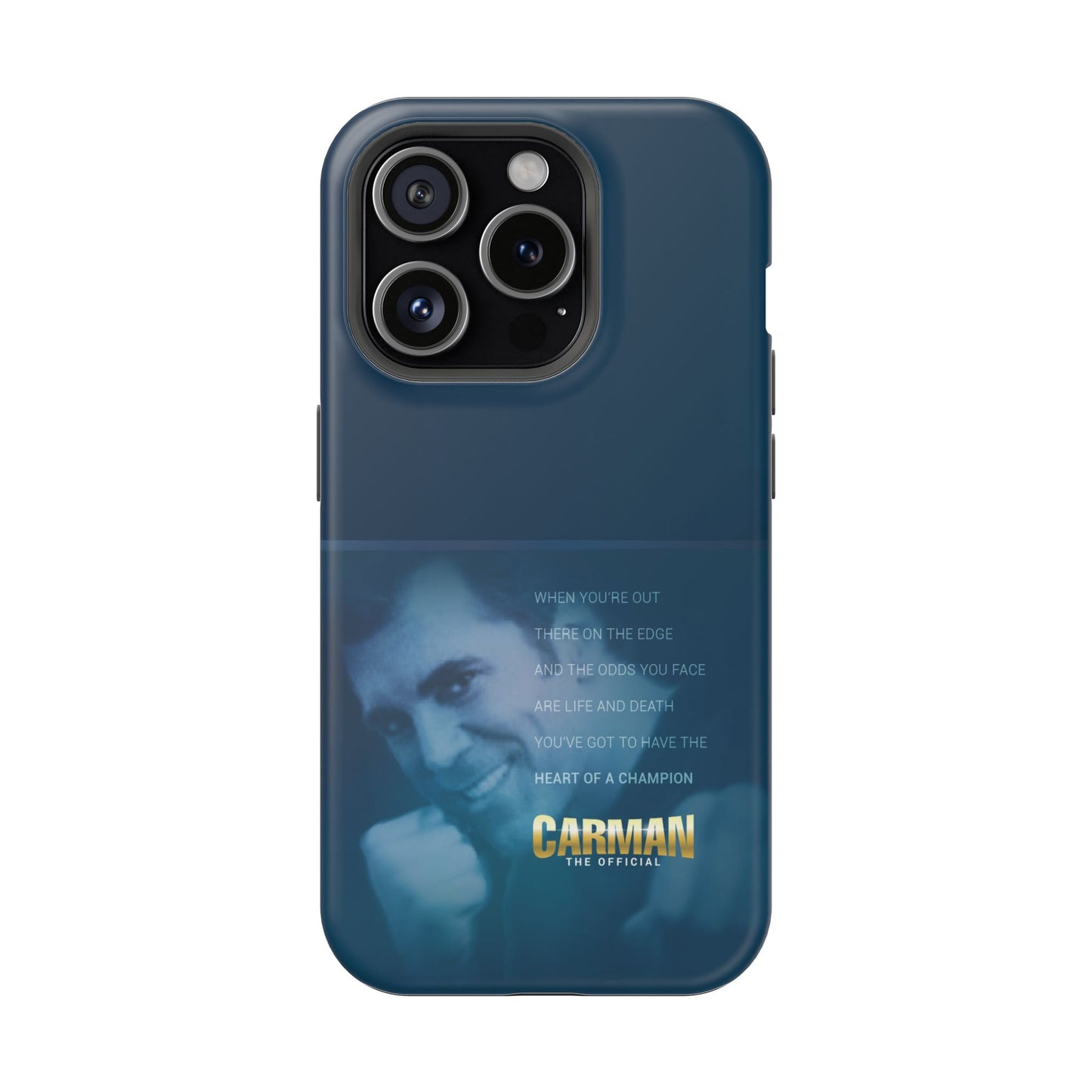 Magnetic Impact-Resistant Phone Case - Heart of a Champion Theme
