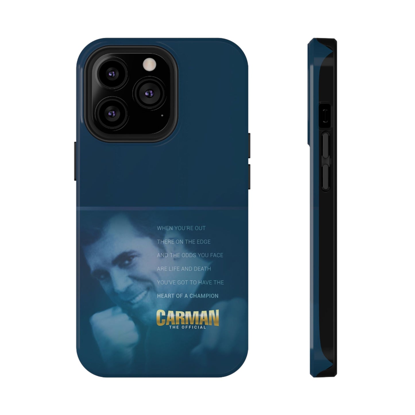 Impact-Resistant Phone Case - Heart of a Champion Theme