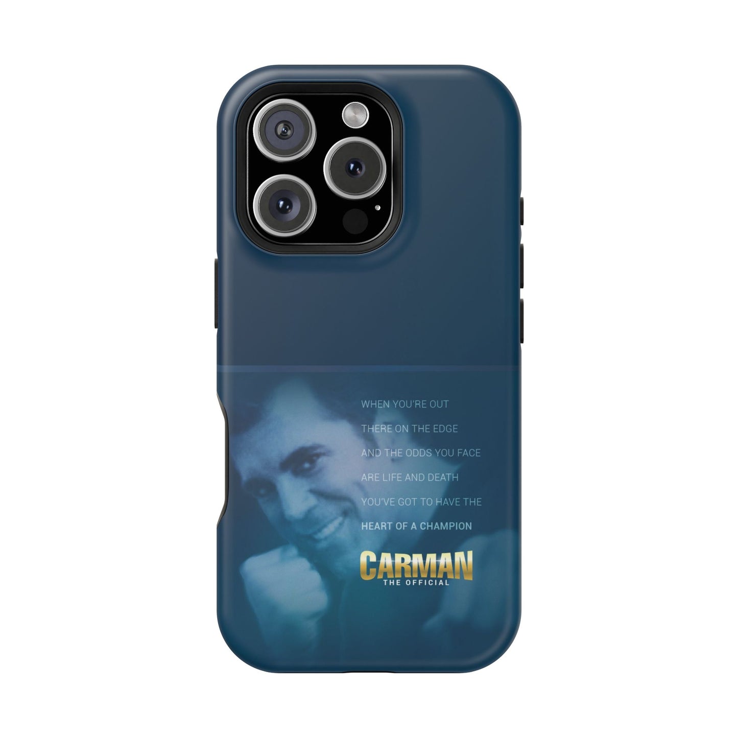 Magnetic Impact-Resistant Phone Case - Heart of a Champion Theme