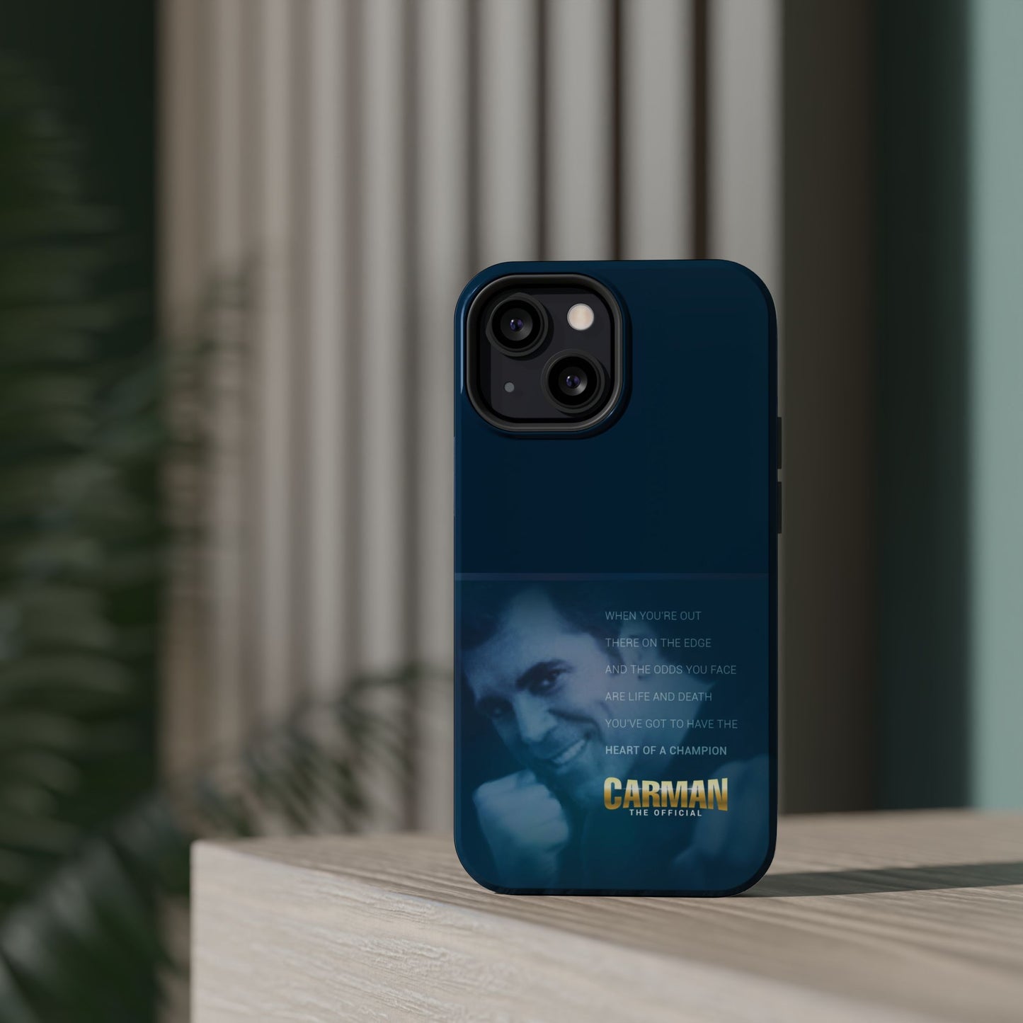 Magnetic Impact-Resistant Phone Case - Heart of a Champion Theme