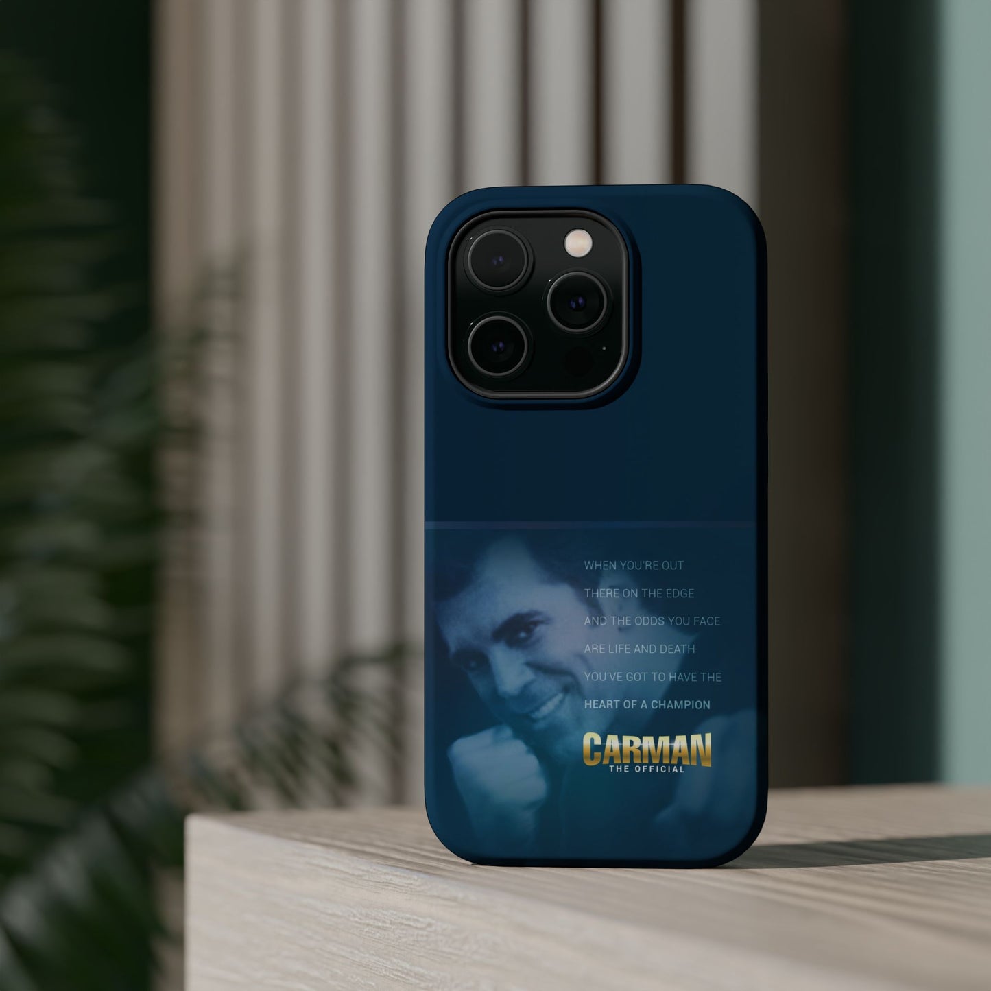 Magnetic Impact-Resistant Phone Case - Heart of a Champion Theme