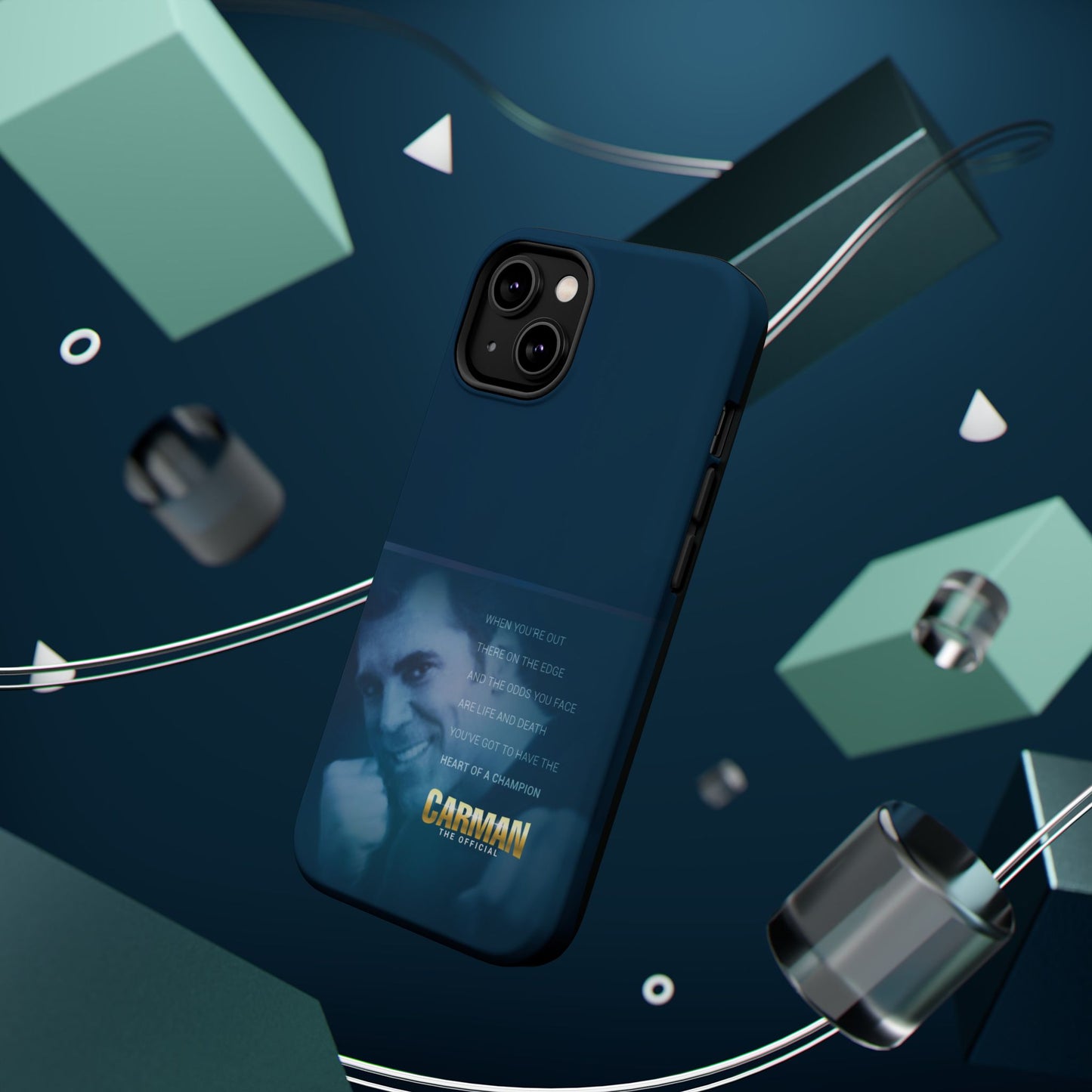 Magnetic Impact-Resistant Phone Case - Heart of a Champion Theme