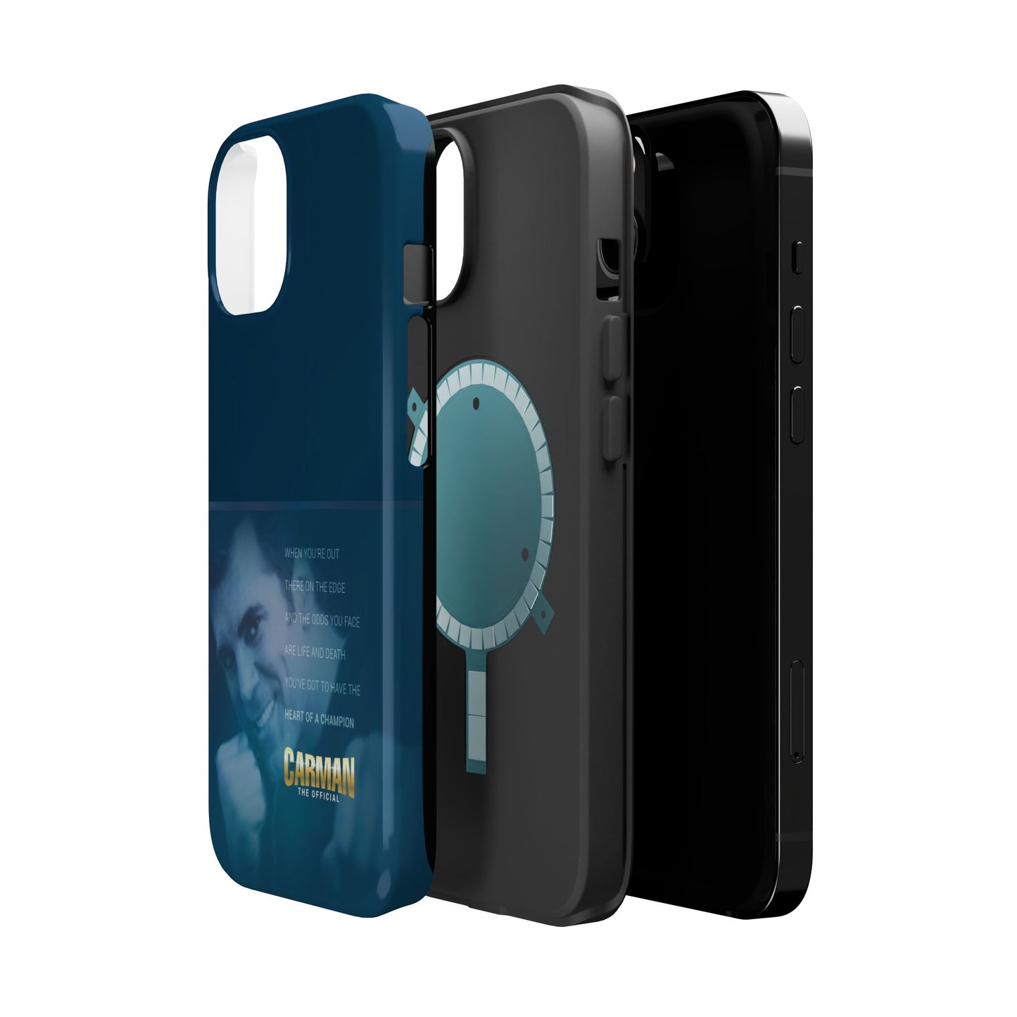 Magnetic Impact-Resistant Phone Case - Heart of a Champion Theme