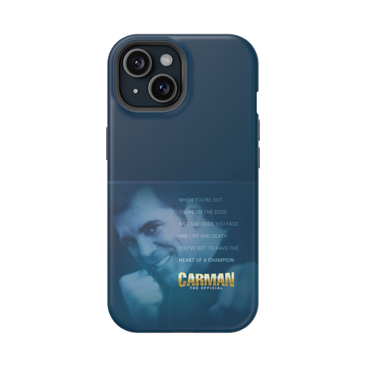 Magnetic Impact-Resistant Phone Case - Heart of a Champion Theme