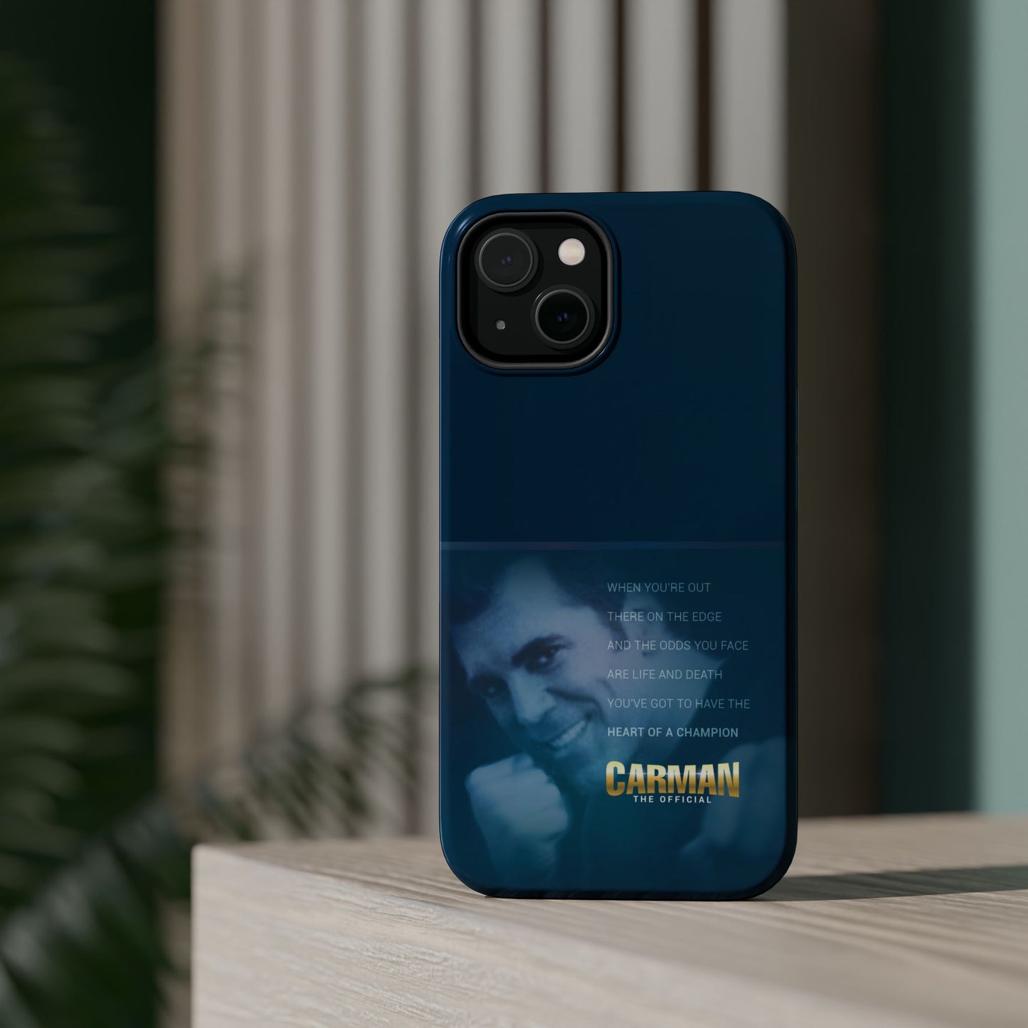 Magnetic Impact-Resistant Phone Case - Heart of a Champion Theme