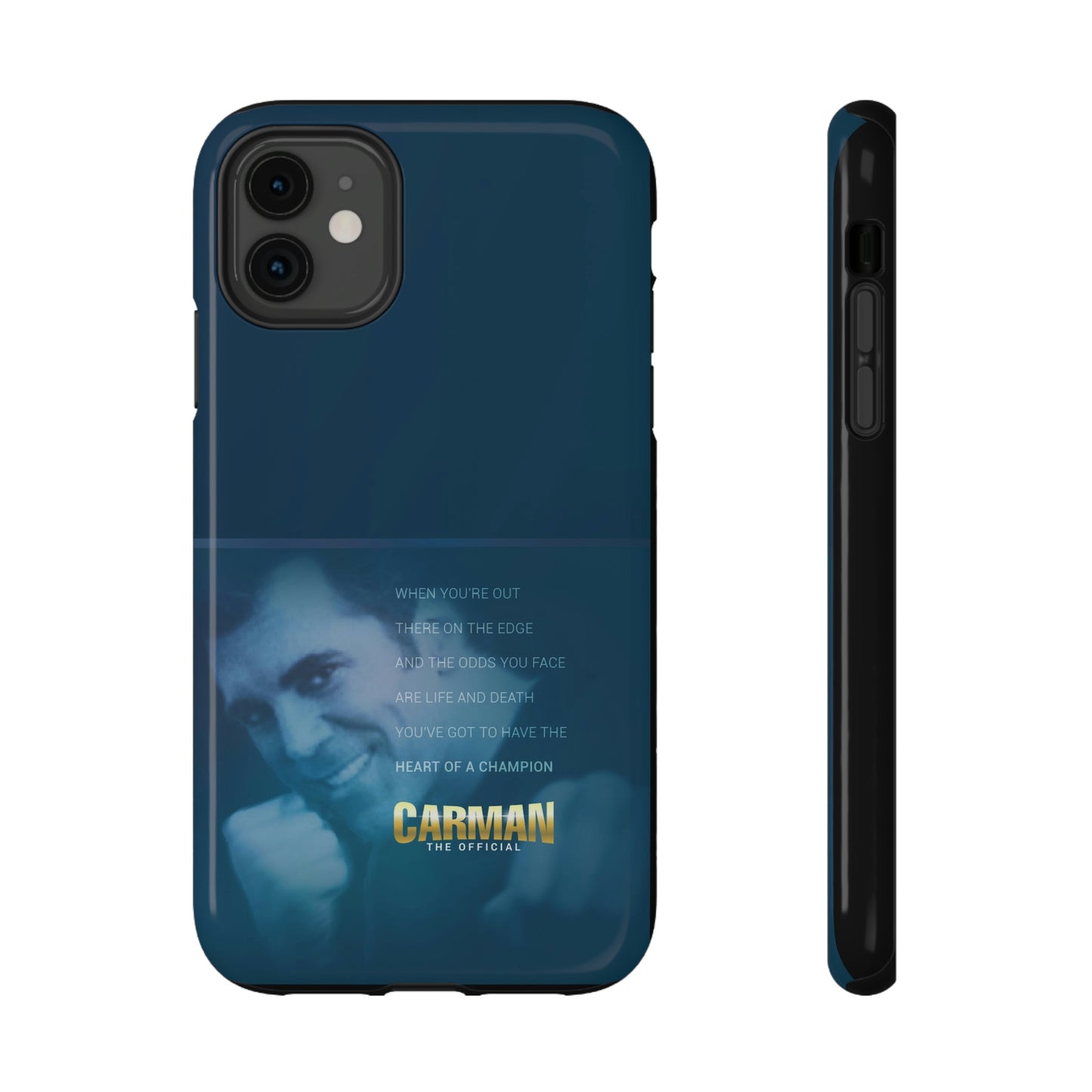 Resistant Phone Cases - Heart of a Champion Theme